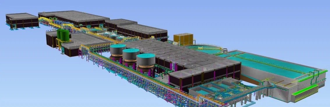 Pre-bid engineering – plant overview model
